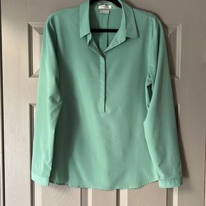 VanHeusen blouse, size large. Pet and smoke free home.